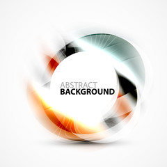 Vector abstract blurred swirl