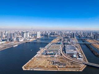 Obraz premium 豊洲の開発