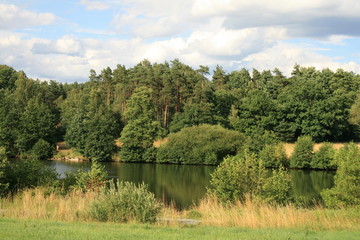Fototapeta premium Weiher in Franken