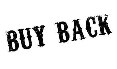 Buy Back rubber stamp. Grunge design with dust scratches. Effects can be easily removed for a clean, crisp look. Color is easily changed.