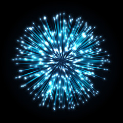 Vector explosion. Firework effect.