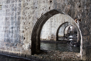 Inside shipyard of Alanya