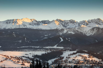 Tatry z Zakopanego 