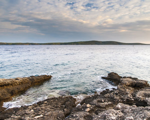 Nice view from Zavala in Hvar Island in Croatia