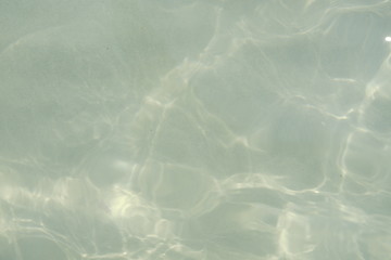 sea water reflects sunlight 