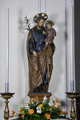 Cecina, Leghorn, Italy - statue of St. Joseph