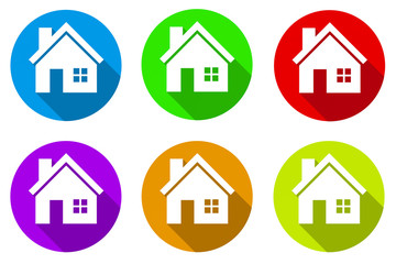6 House Icon Set