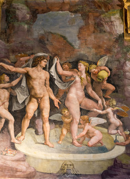  Palazzo Te in Mantua is a major tourist attraction. the palace, built in the mannerist rchitectural style 1524-1534 for Federico II Gonzaga, Marquess of Mantua. Italy