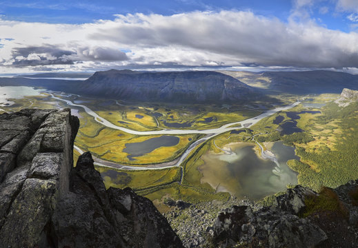 Imagine standing on the rock and looking at this beautiful panor