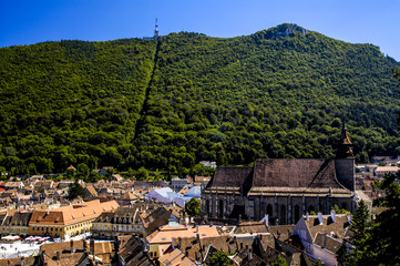 Fototapeta na wymiar Brasov, black church, gotic, Romania, Transsilvania