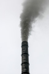 Smoke stack, Ukraine, Western Ukraine