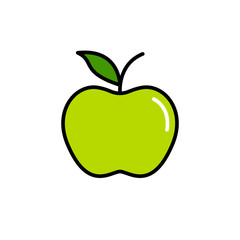 Green apple icon