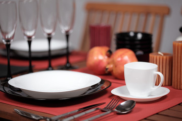 Served table