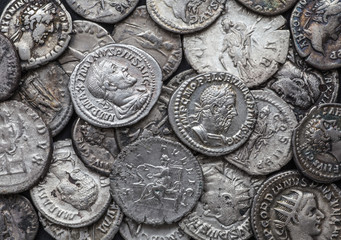 Ancient coin of the Roman Empire.