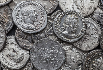 Ancient coin of the Roman Empire.