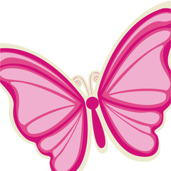 Beautiful butterfly wings icon vector illustration graphic design