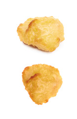 Breaded chicken nugget composition isolated