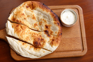 The Azerbaijan cuisine. bread(