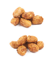 Spice and sugar coated peanut isolated