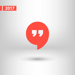 dialog  icon, vector illustration. Flat design style
