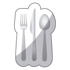 Restaurant cutlery utensils icon vector illustration graphic design