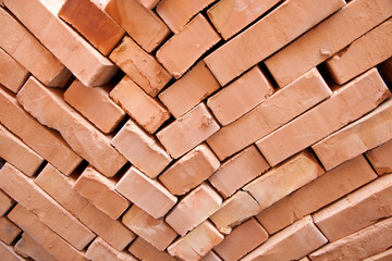 Bricks on pallet