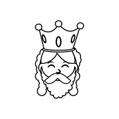 Obraz premium Three wise man cartoon icon vector illustration graphic design