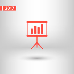 blank icon, vector illustration. Flat design style