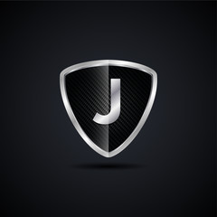 Letter J Shield logo