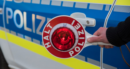 Halt Polizei