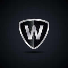 Letter W Shield logo