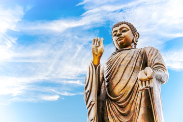 Fototapeta premium copper Buddha statue 