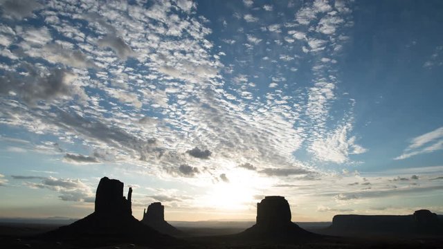 Monument Valley Sunrise Time Lapse 07