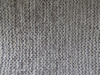 Warm background gray wool knitted texture