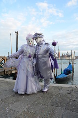 Fototapeta na wymiar Carnival mask in Venice