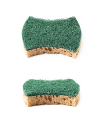 Kitchen sponge isolated