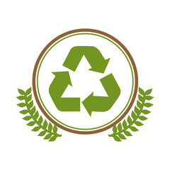 Obraz premium Green ecology concept icon vector illustration graphic design