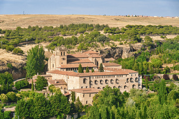 Fototapeta na wymiar Segovia (Spain): landscape from Alcazar