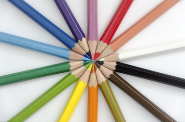 Naklejka premium color circle