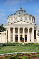 Fototapeta na wymiar Bucharest Atheneum in Romania