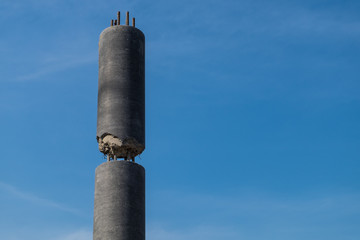 Round concrete column
