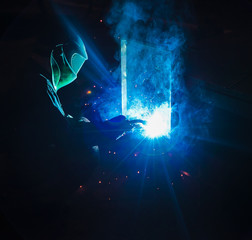 Welder weld metal structure