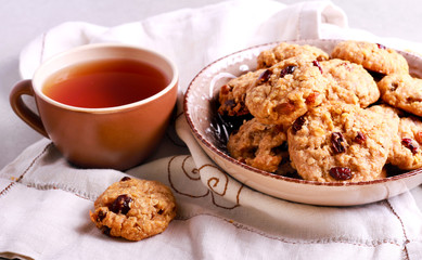 Muesli crunchy cookies