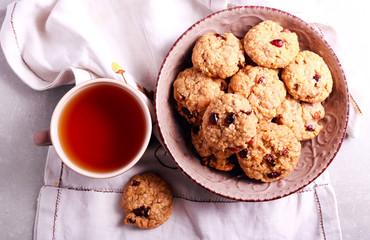 Muesli crunchy cookies