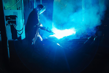 Welder weld metal structure