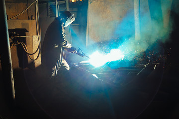 Welder weld metal structure
