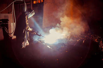 Welder weld metal structure