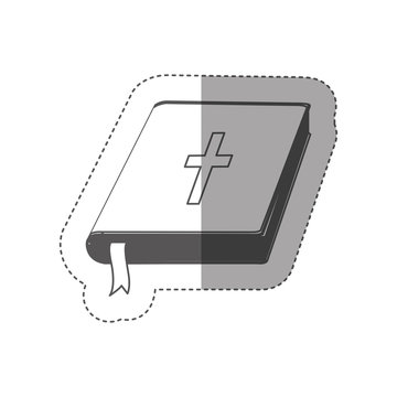 Holy bible book icon vector illustration graphic design