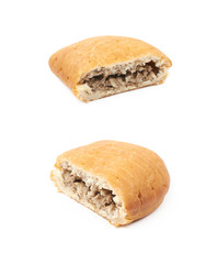 Meat pie isolated