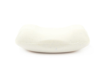 Single piece of soap isolated